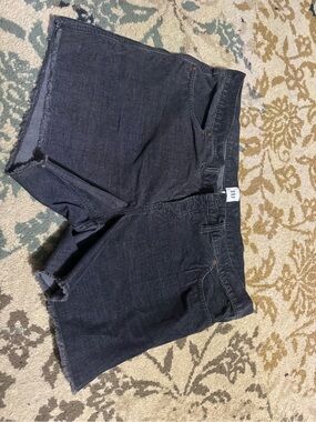 GAP Charcoal Gray Corduroy Waistband Detail